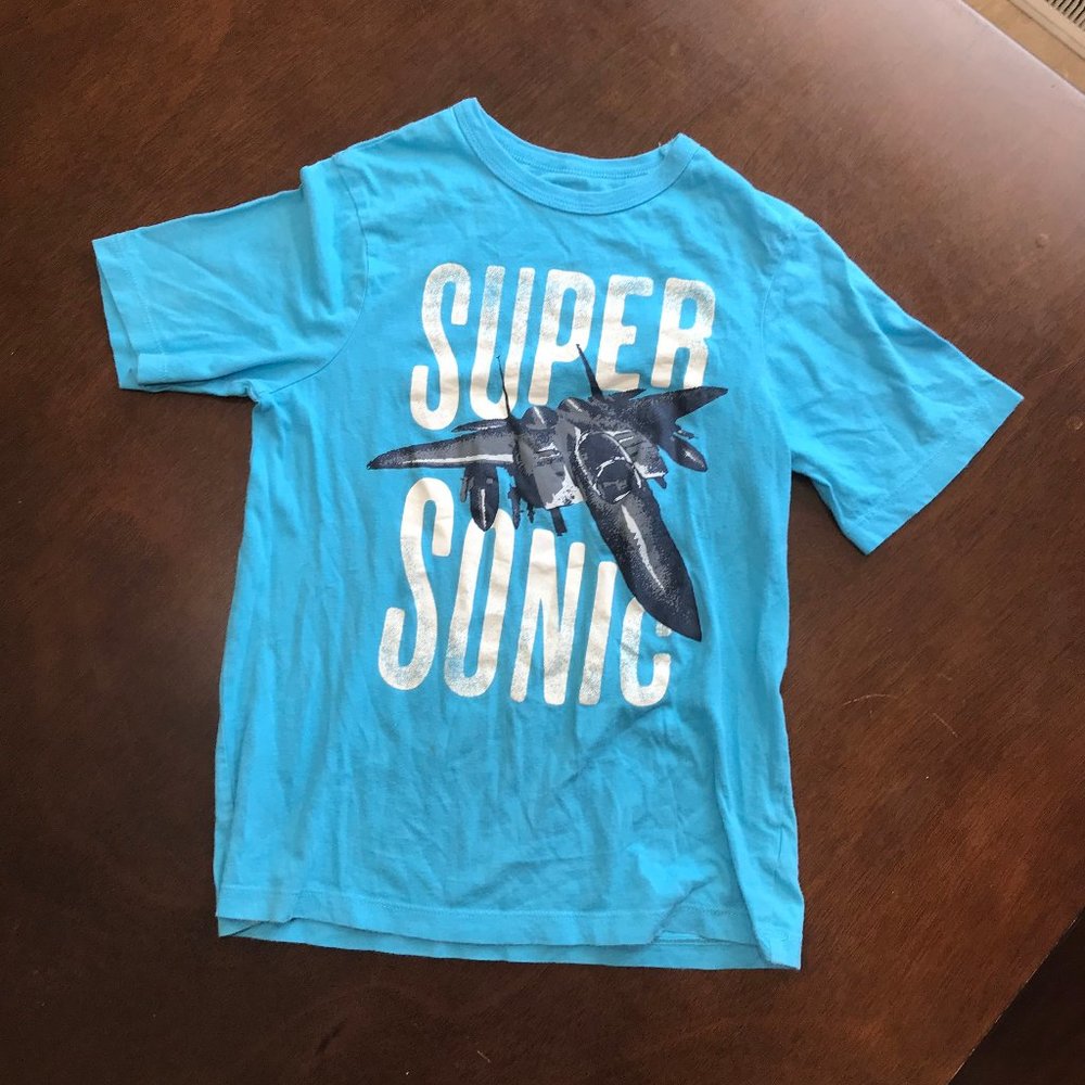 OshKosh B'Gosh Short Sleeve Blue Boys Tshirt
